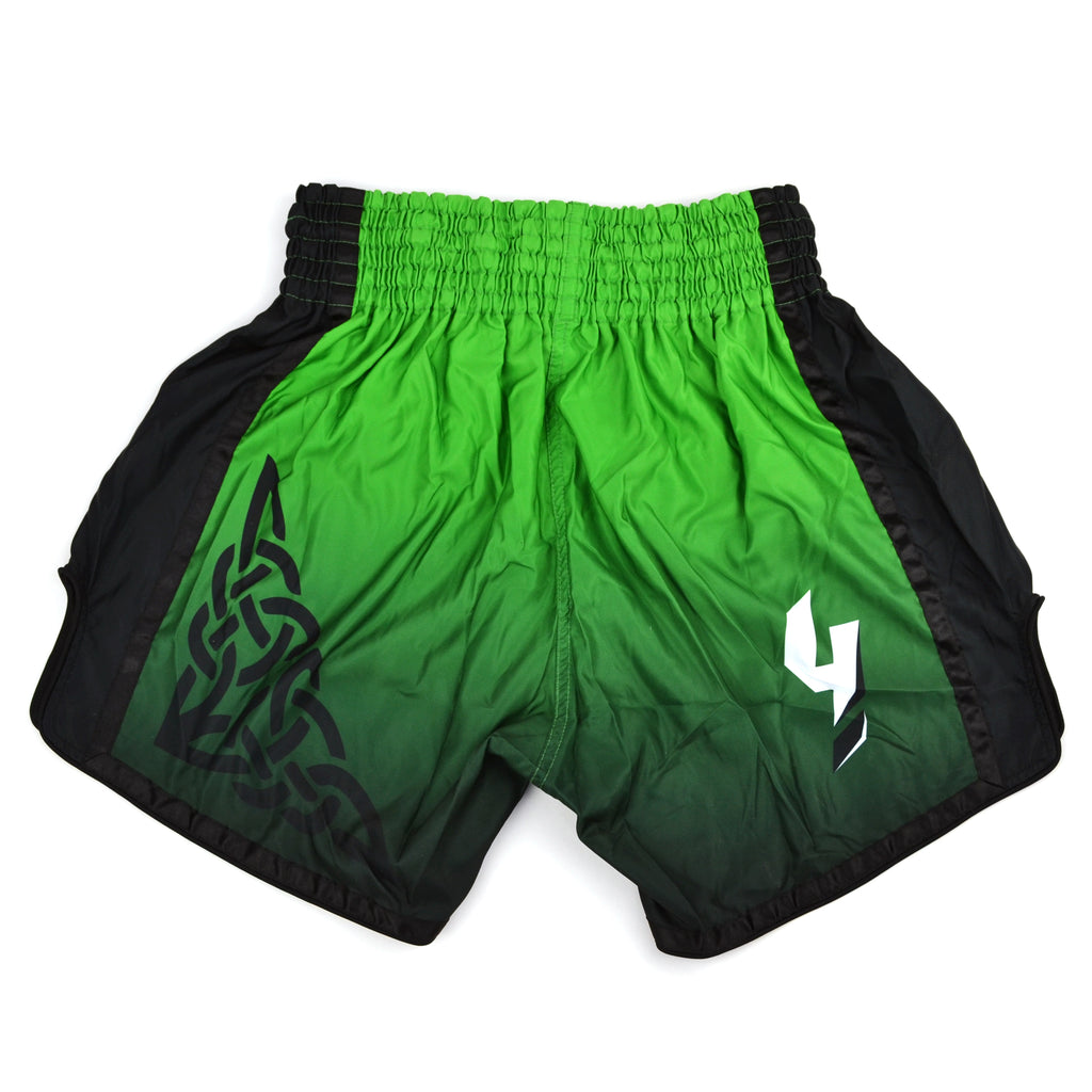 McGowan Muaythai Microfibre Shorts Green #MMT-BS02
