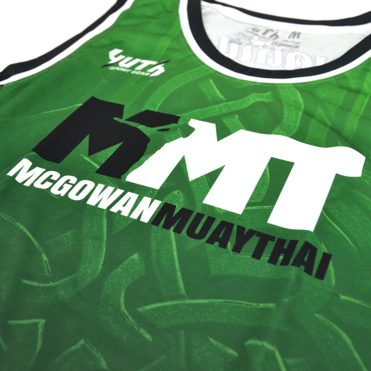 McGowan Muaythai Basketball Jersey Green #MMT-JS01