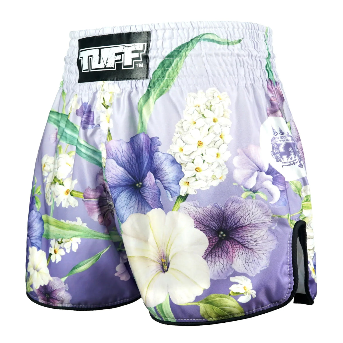 TUFF High-Cut Retro Muaythai Shorts - RMS124 - Purple An-Chan