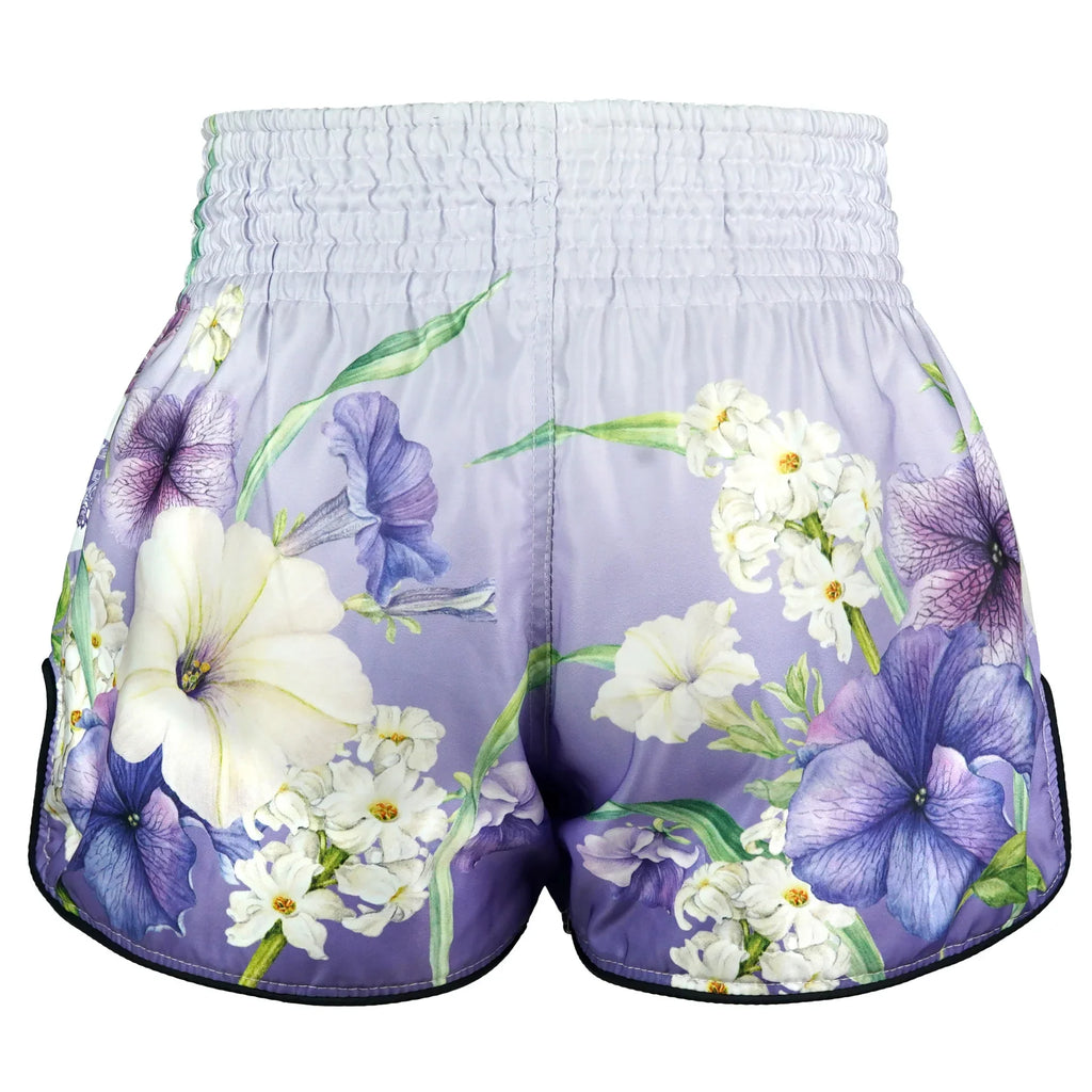 TUFF High-Cut Retro Muaythai Shorts - RMS124 - Purple An-Chan