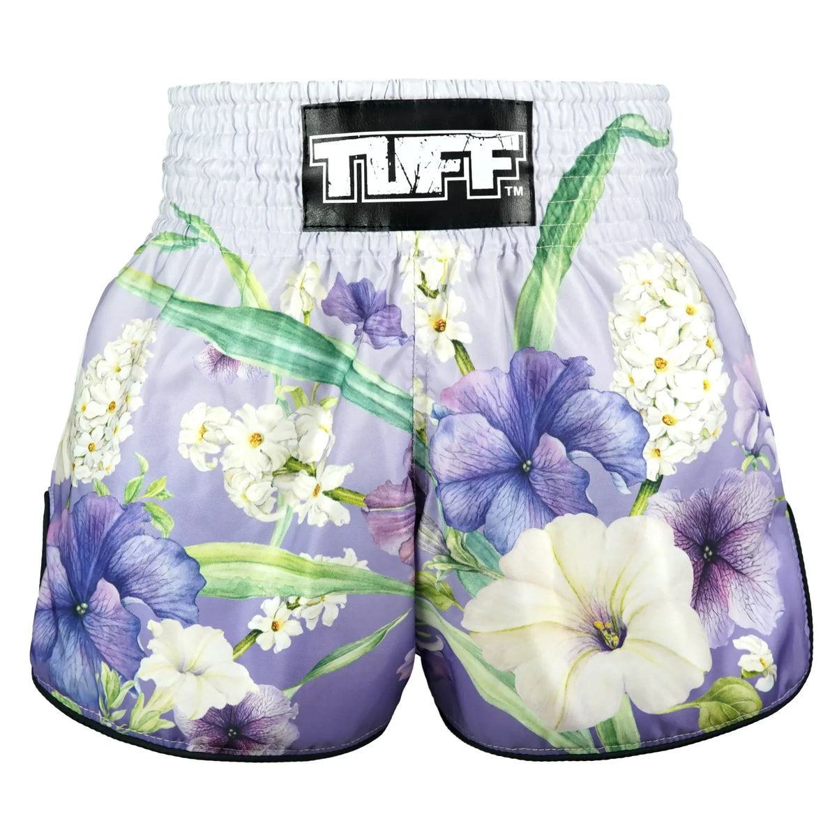 TUFF High-Cut Retro Muaythai Shorts - RMS124 - Purple An-Chan