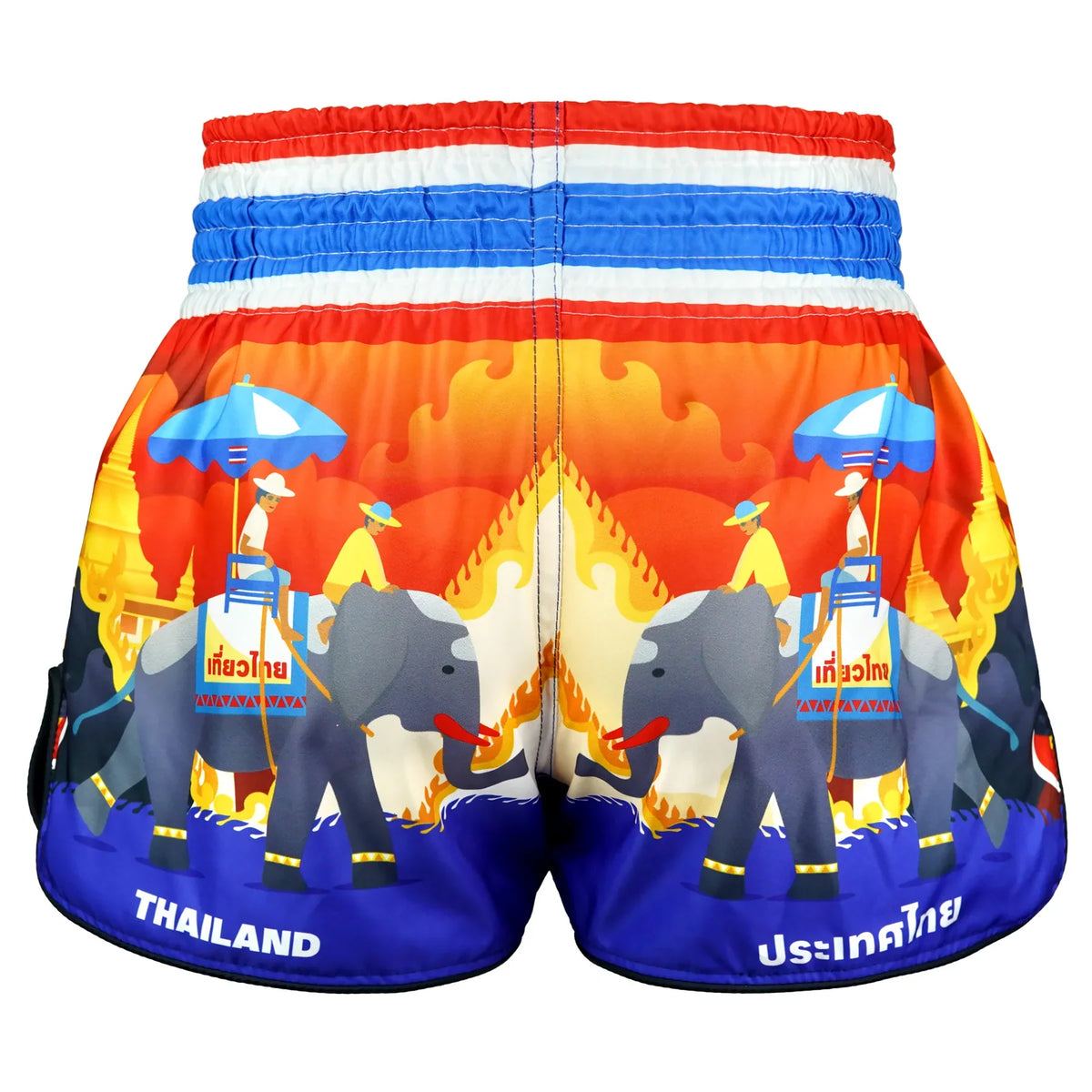 TUFF High-Cut Retro Muaythai Shorts - RMS126 - The Siam in Motion
