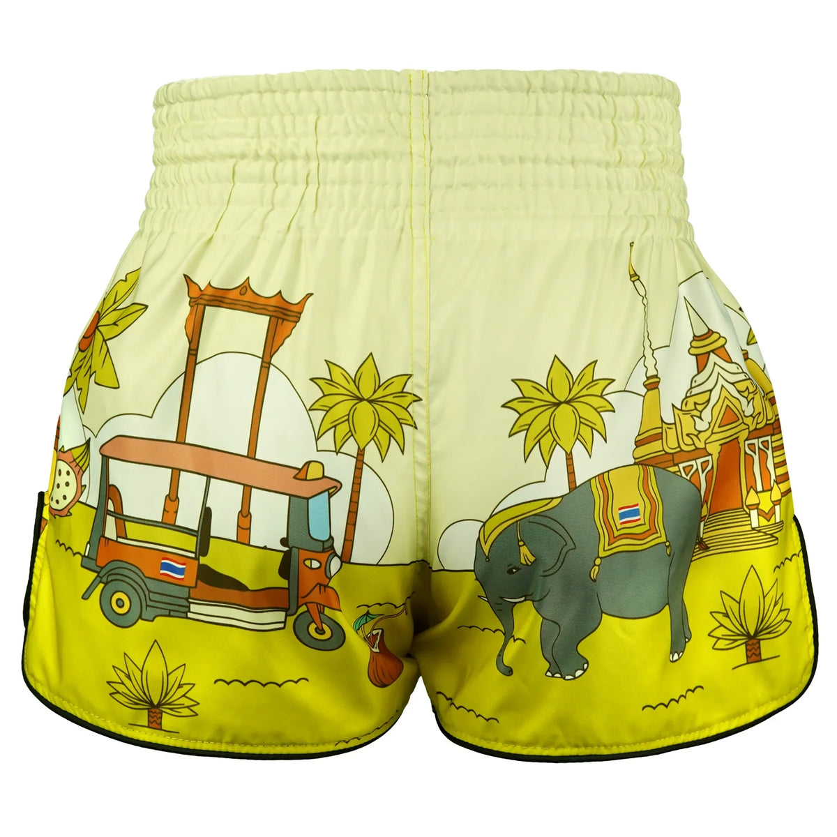 TUFF High-Cut Retro Muaythai Shorts - RMS127 - The Sunshine Journey