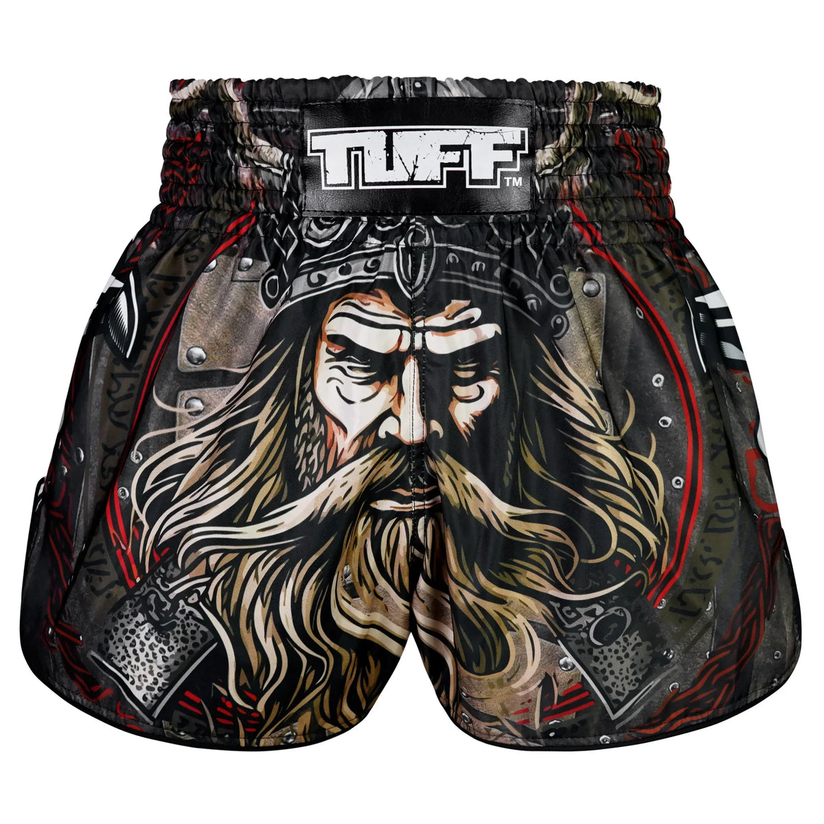 TUFF High-Cut Retro Muaythai Shorts - RMS120 - Berserkers Fury