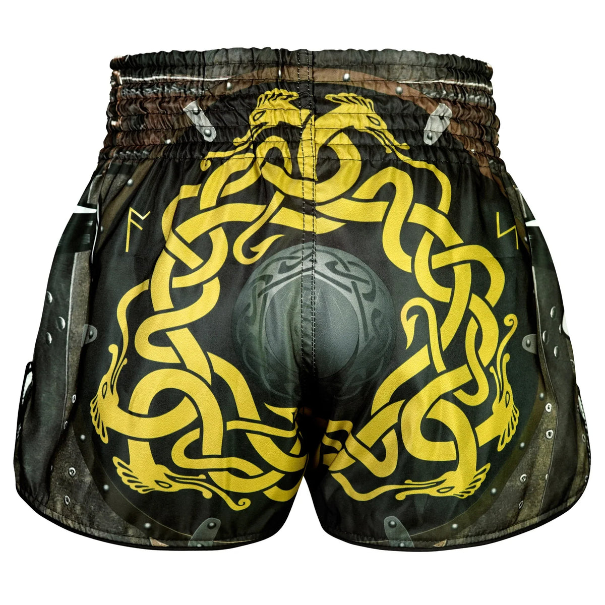TUFF High-Cut Retro Muaythai Shorts - RMS120 - Berserkers Fury