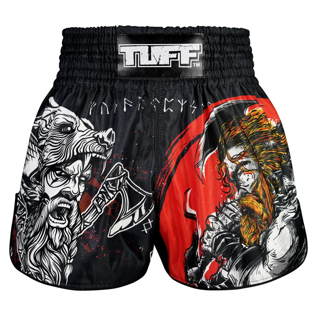TUFF High-Cut Retro Muaythai Shorts - RMS121 - The Barbarian