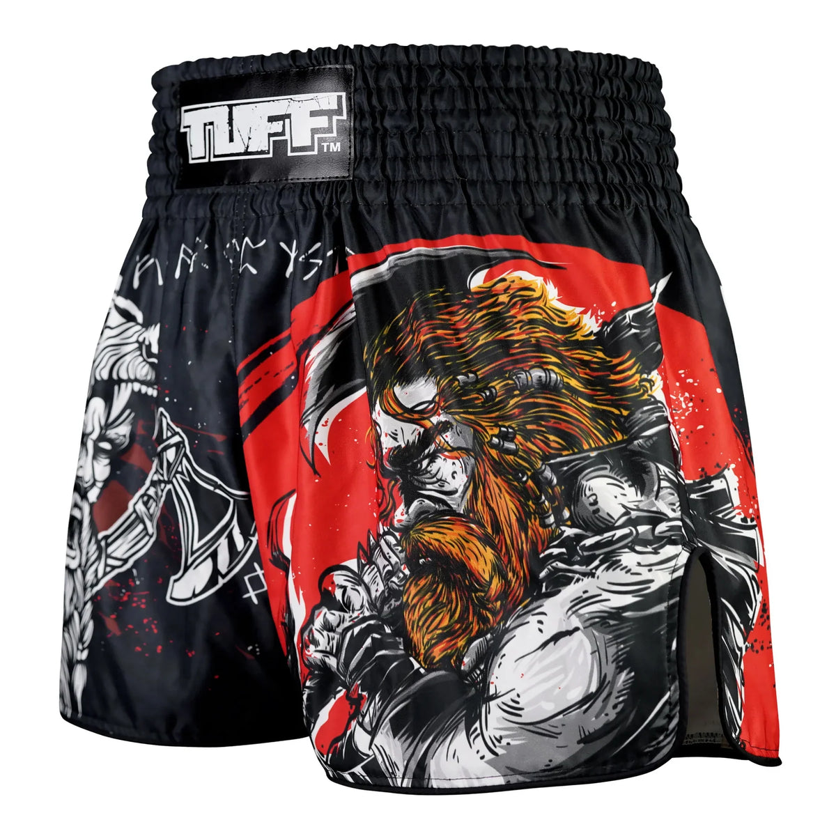 TUFF High-Cut Retro Muaythai Shorts - RMS121 - The Barbarian
