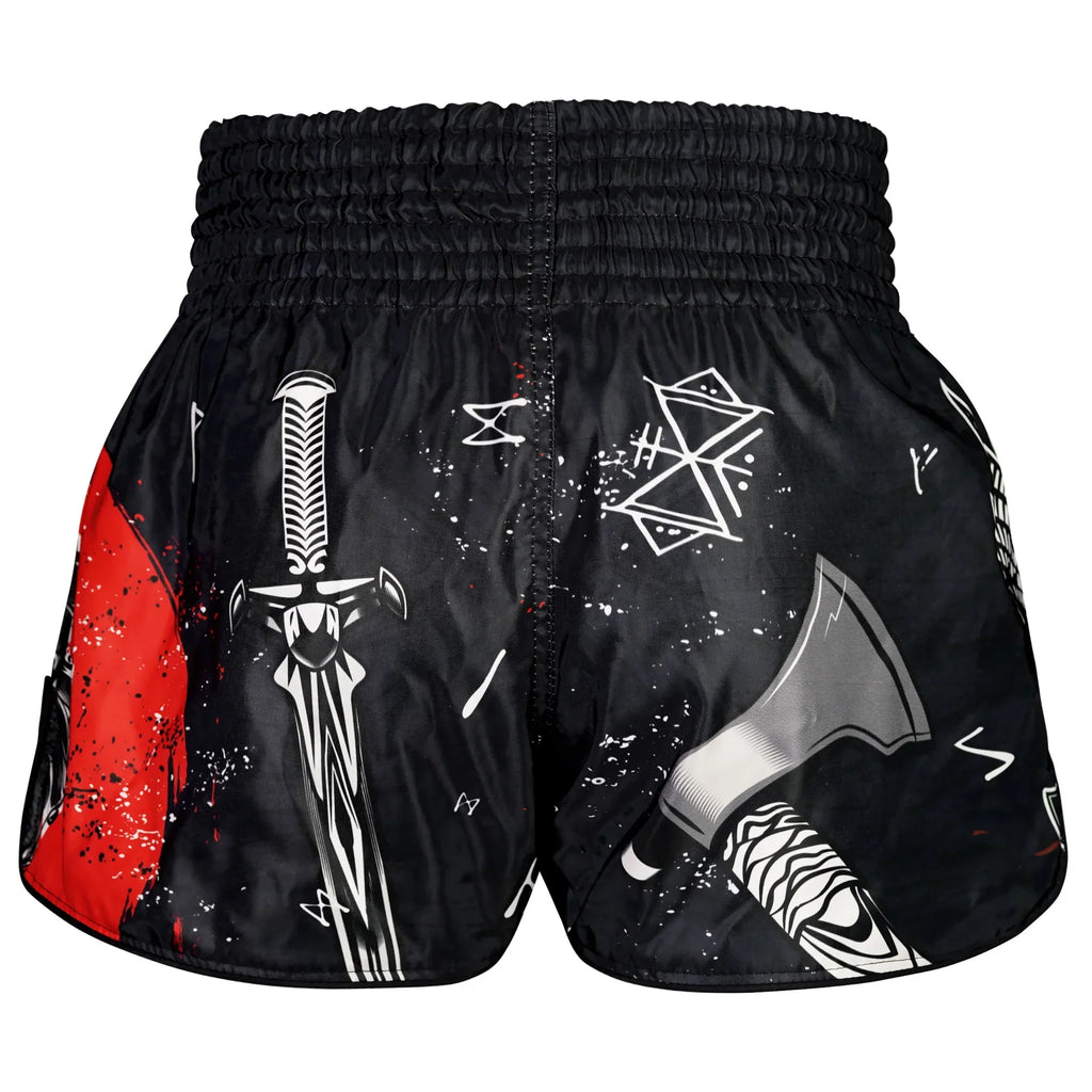 TUFF High-Cut Retro Muaythai Shorts - RMS121 - The Barbarian