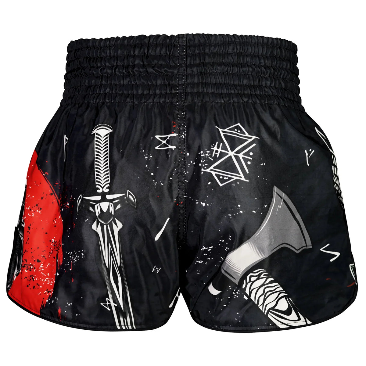 TUFF High-Cut Retro Muaythai Shorts - RMS121 - The Barbarian