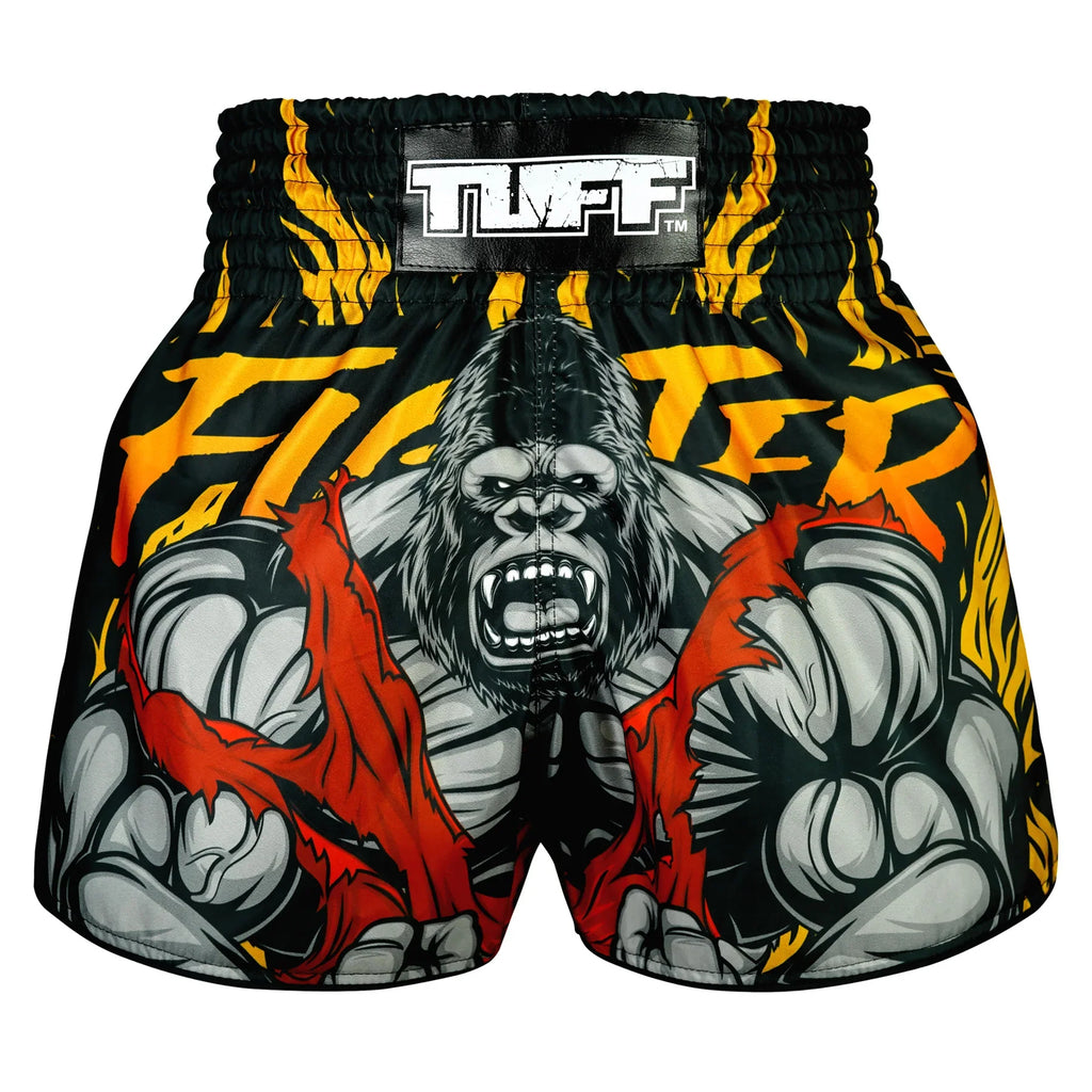 TUFF High-Cut Retro Muaythai Shorts - RMS122 - The Gigantic Beast