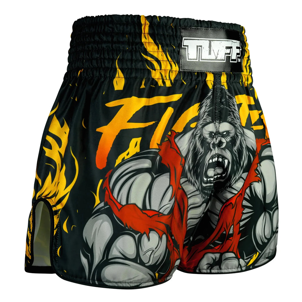 TUFF High-Cut Retro Muaythai Shorts - RMS122 - The Gigantic Beast