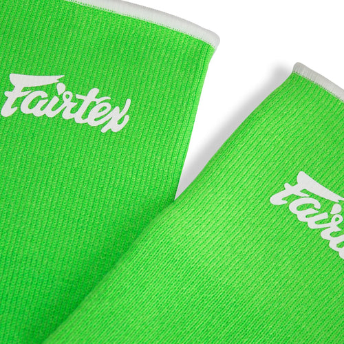 Fairtex AS1 Ankle Supports Green-White