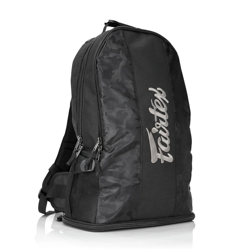 Fairtex BAG4 Rucksack Gym Bag Black-Silver Camo