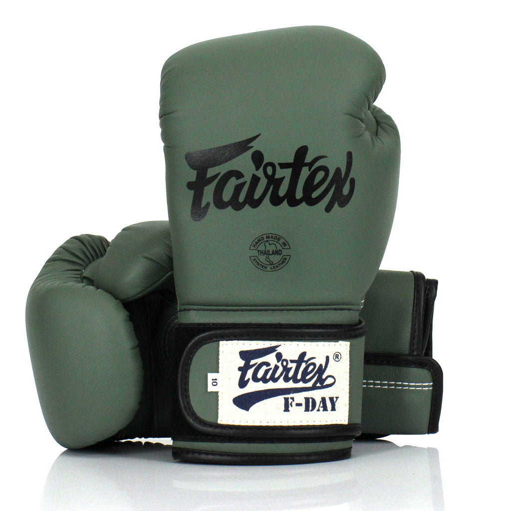 Fairtex BGV11 F-Day Boxing Gloves - Olive Green