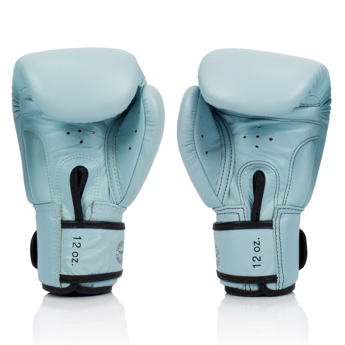 Fairtex BGV20 Leather Boxing Gloves - Pastel Blue