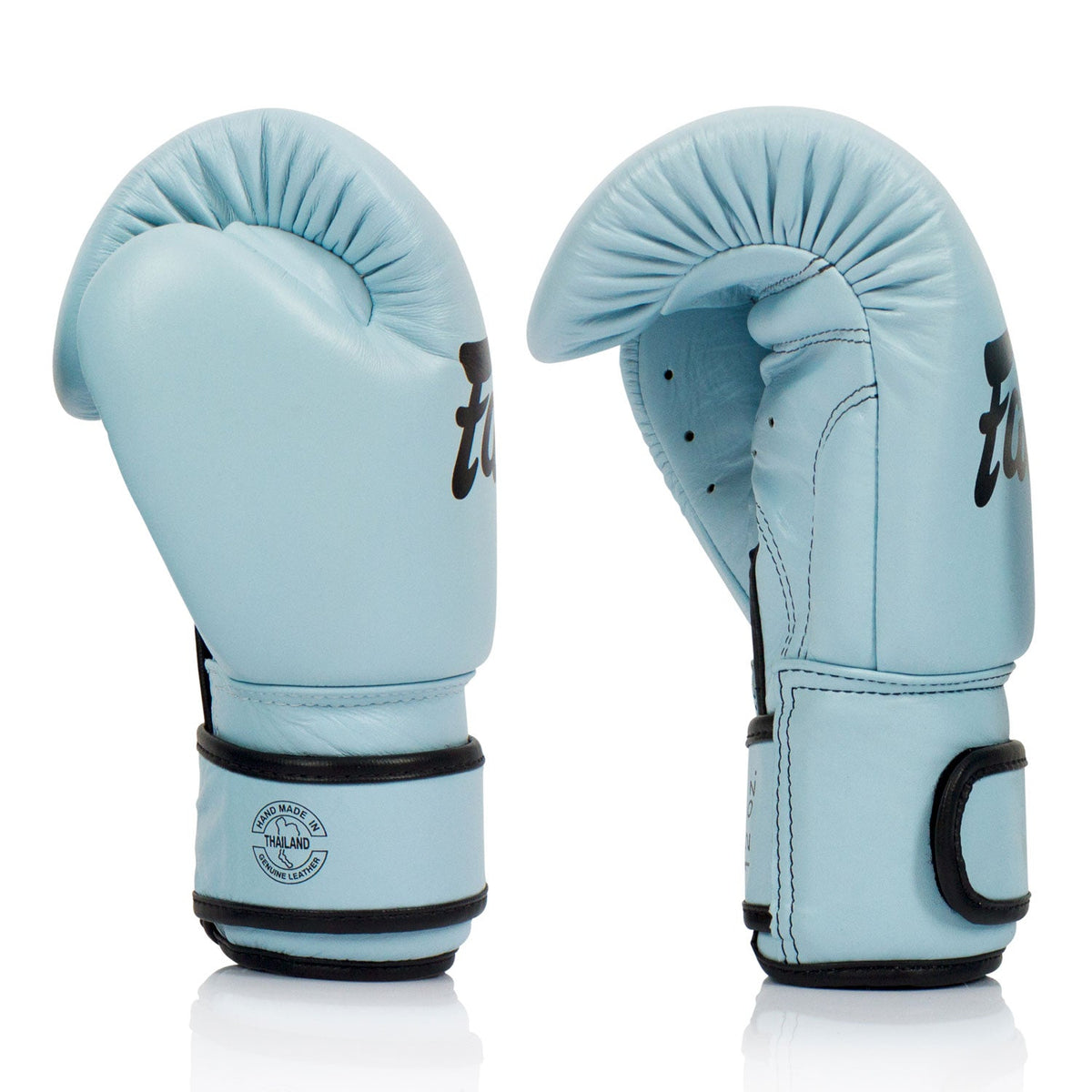 Fairtex BGV20 Leather Boxing Gloves - Pastel Blue