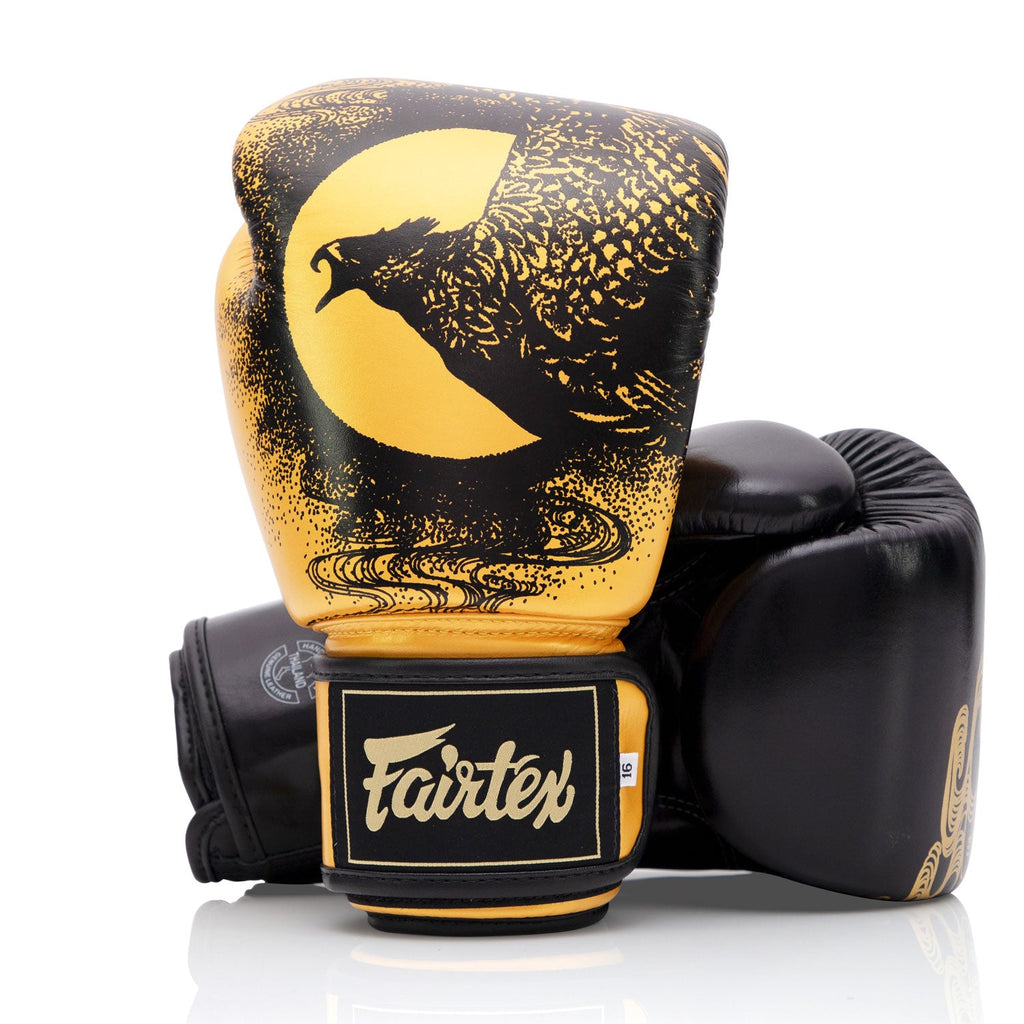 Fairtex BGV26 Harmony Six Black-Gold Limited Edition Boxing Gloves