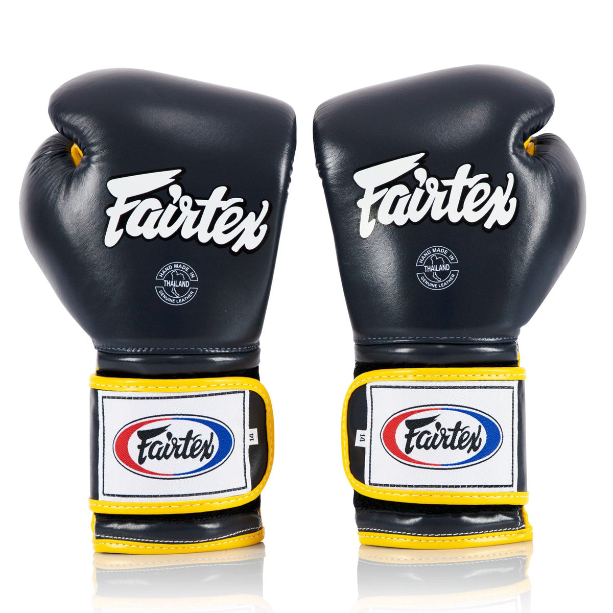 Fairtex BGV9 Mexican Style Boxing Gloves - Blue-Yellow