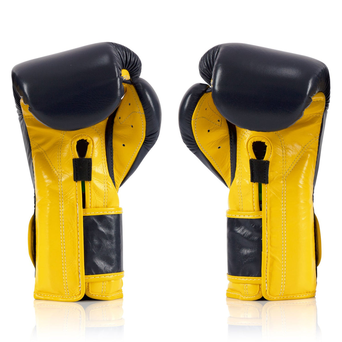 Fairtex BGV9 Mexican Style Boxing Gloves - Blue-Yellow