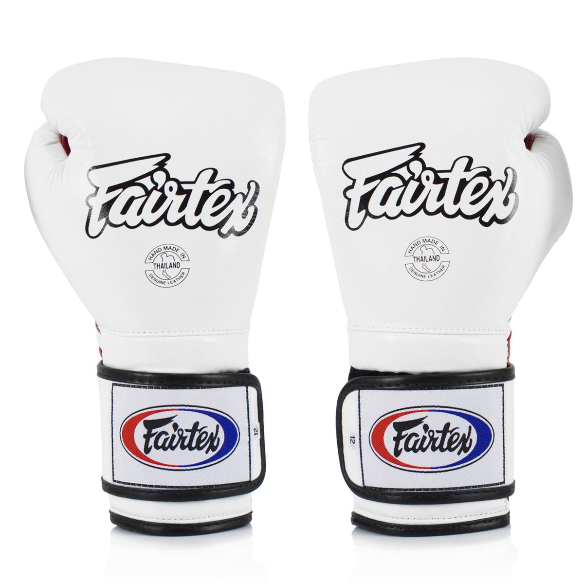 Fairtex BGV9 Mexican Style Boxing Gloves - White-Red