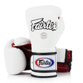 Fairtex BGV9 Mexican Style Boxing Gloves - White-Red