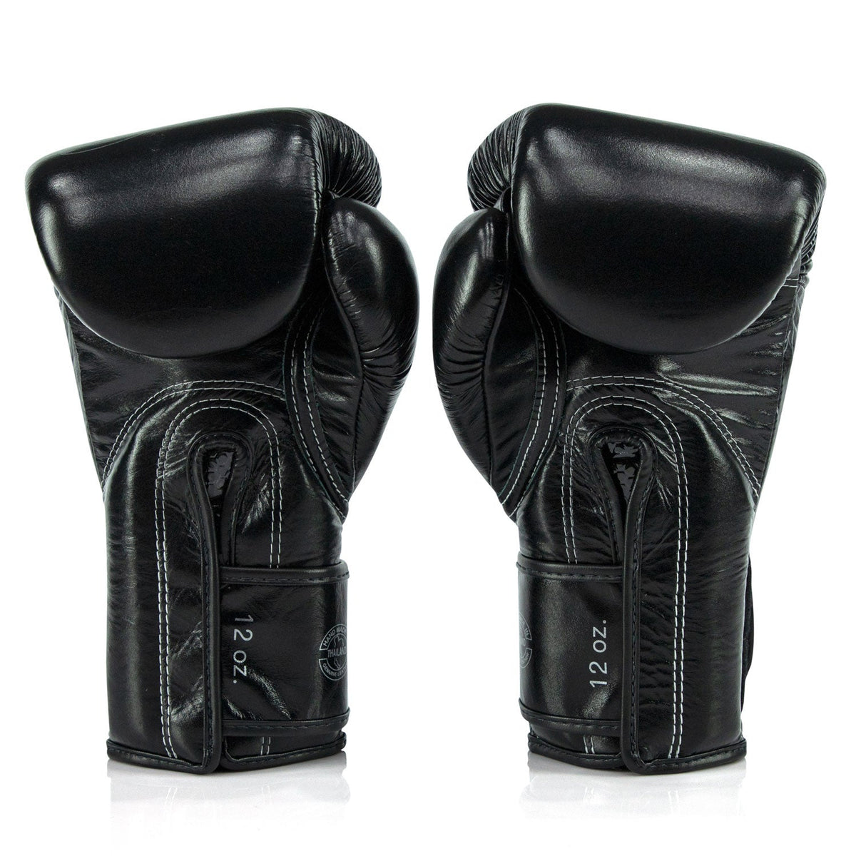 Fairtex X Glory BGVG3 Velcro Boxing Gloves - Black-Gold