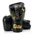 Fairtex X Glory BGVG3 Velcro Boxing Gloves - Black-Gold