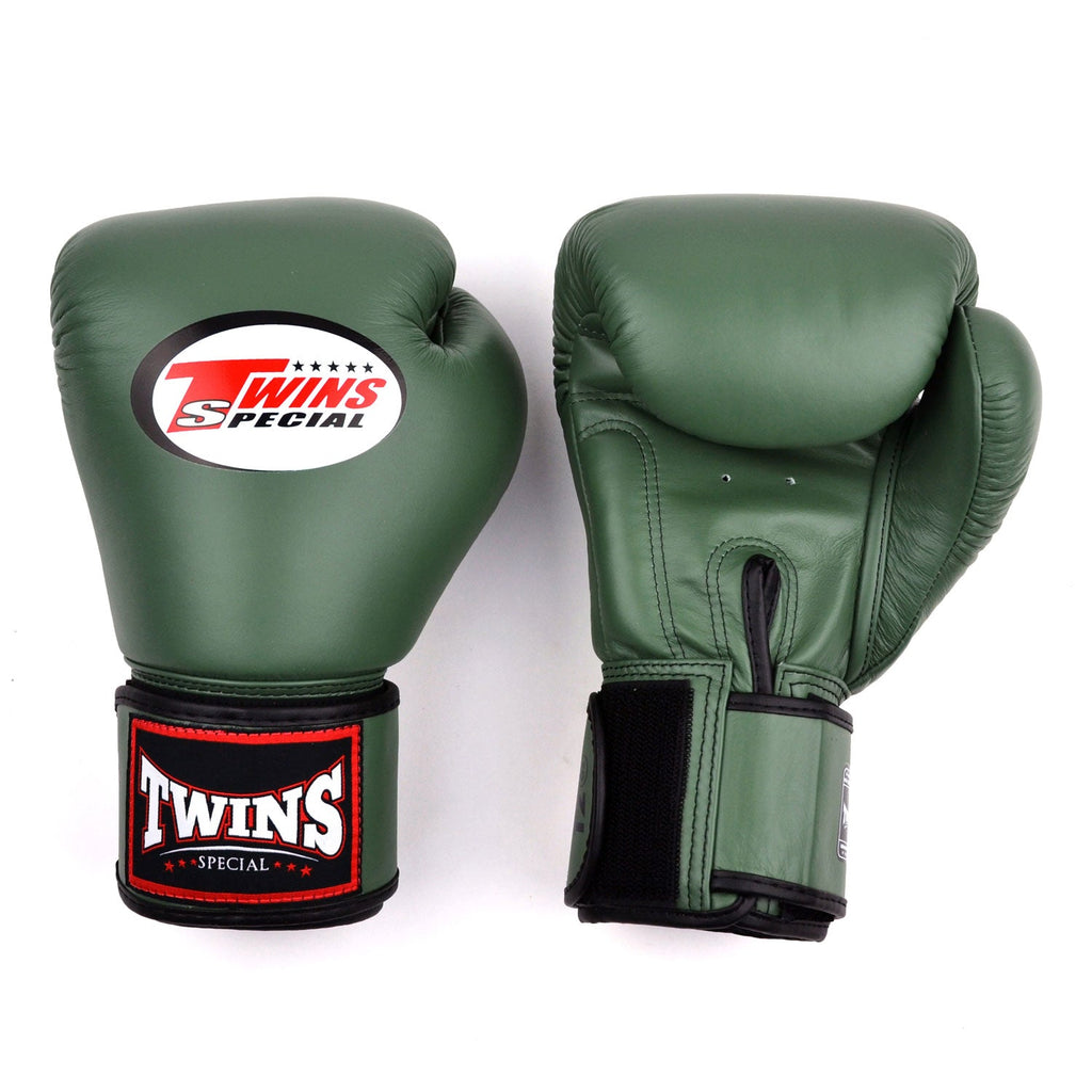 Twins Special BGVL4 Boxing Gloves - Olive