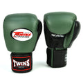 Twins Special BGVLA2-2T Air Flow Boxing Gloves - Olive-Black-White