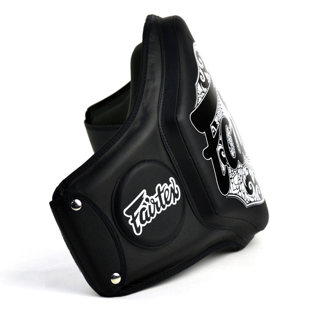 Fairtex BPV3 Microfiber Belly Pad - Black-Black