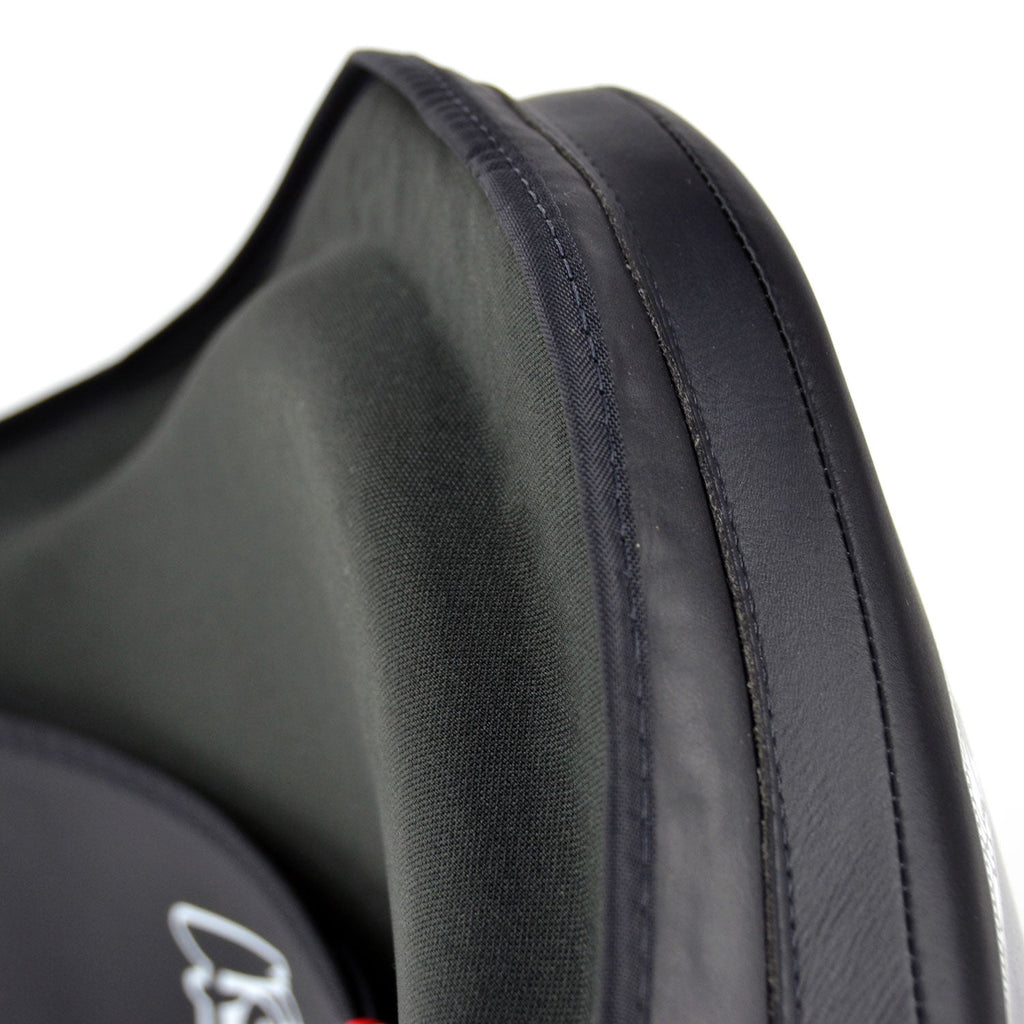 Fairtex BPV3 Microfiber Belly Pad - Black-Black