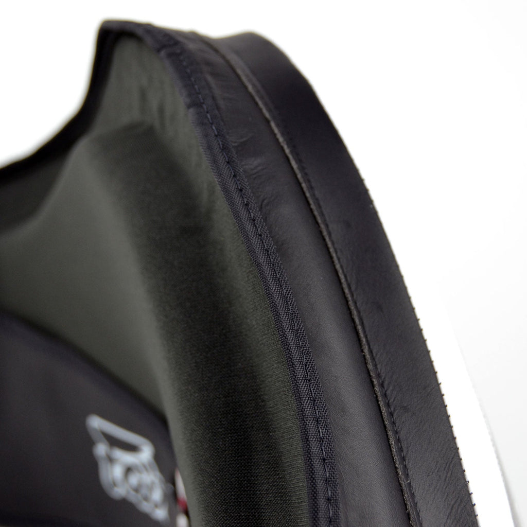 Fairtex BPV3 Microfiber Belly Pad - Black-White