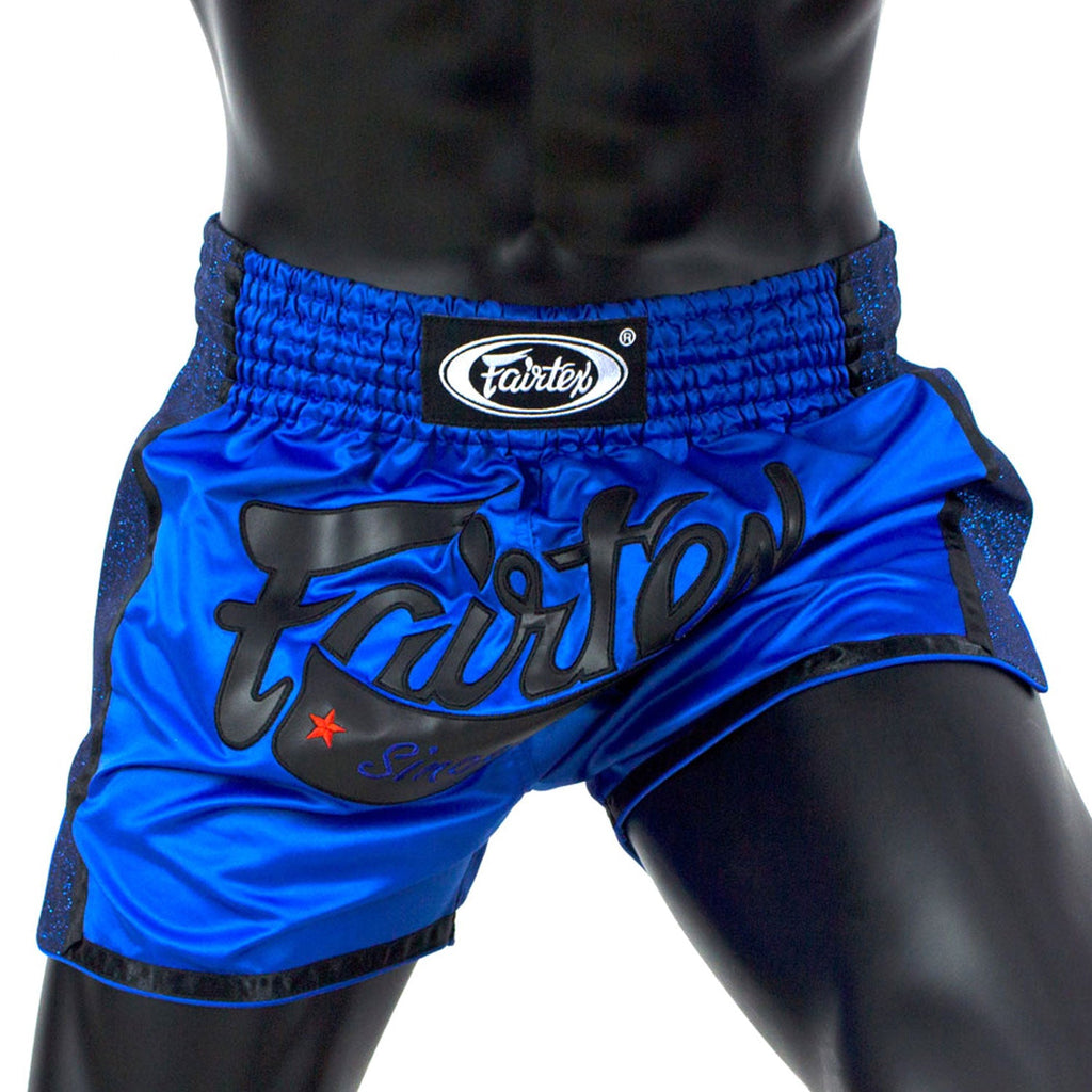 Fairtex BS1702 Slim Fit Muaythai Shorts - Royal Blue