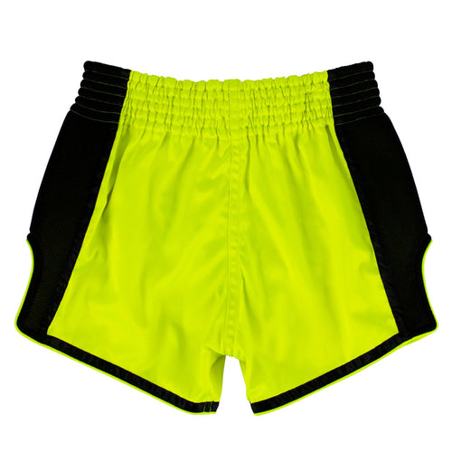 Fairtex BS1706 Slim Fit Muaythai Shorts - Lime Green