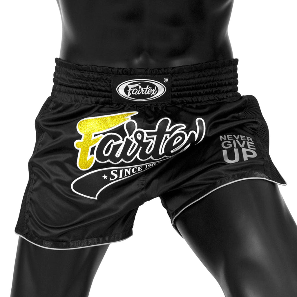 Fairtex BS1708 Slim Fit Muaythai Shorts - Black