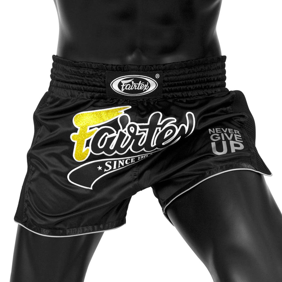 Fairtex BS1708 Slim Fit Muaythai Shorts - Black