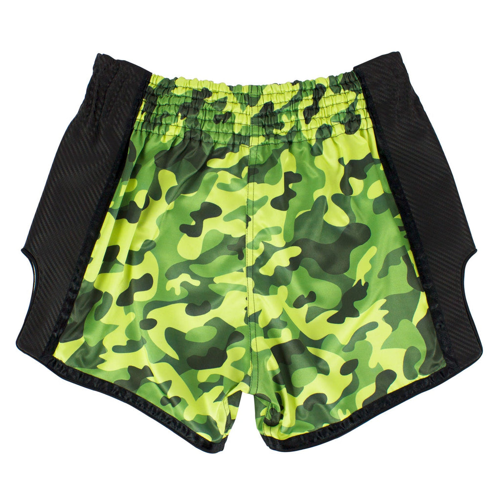 Fairtex BS1710 Slim Fit Muaythai Shorts - Green Camo