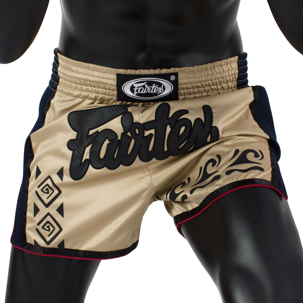 Fairtex BS1713 Slim Fit Muaythai Shorts - Khaki
