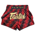 Fairtex BS1919 Muaythai Shorts - Red Stealth