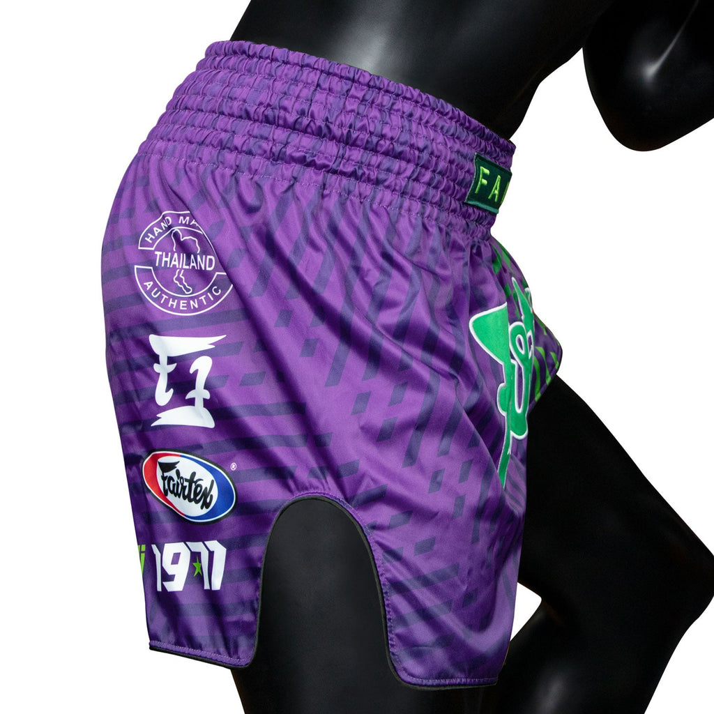 Fairtex BS1922 Muaythai Shorts - Purple Racer