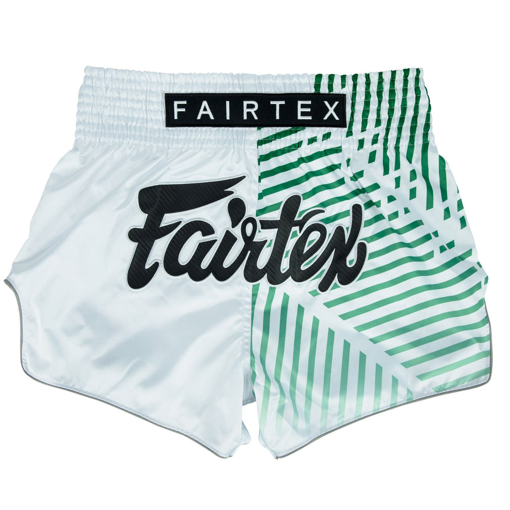 Fairtex BS1923 Muaythai Shorts - White Racer