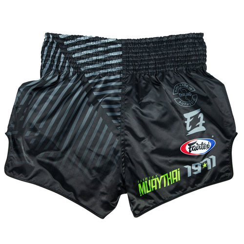 Fairtex BS1924 Muaythai Shorts - Black Racer