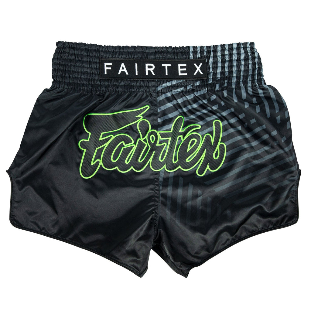 Fairtex BS1924 Muaythai Shorts - Black Racer