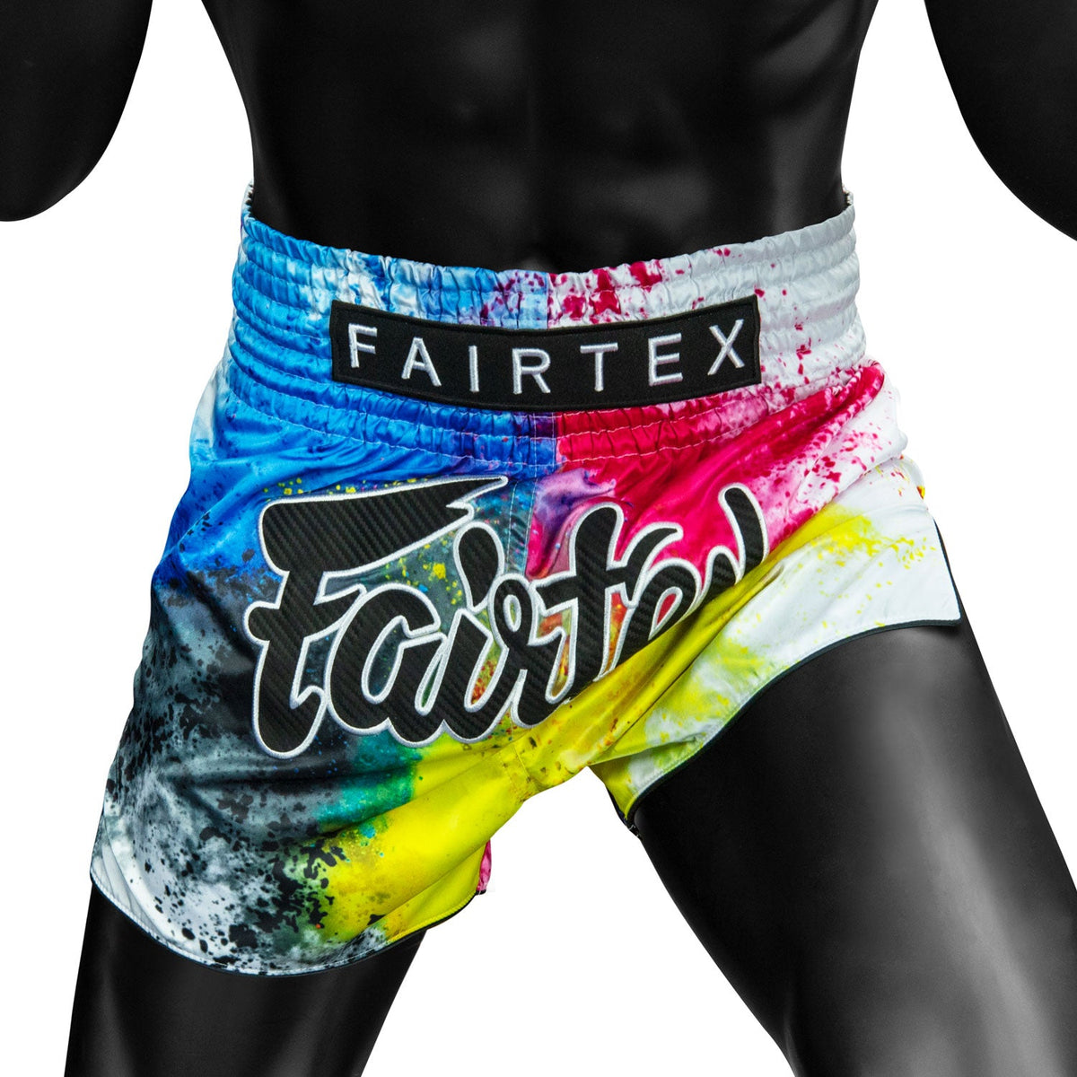 Fairtex BS1937 Muaythai Shorts - Acid Jazz White