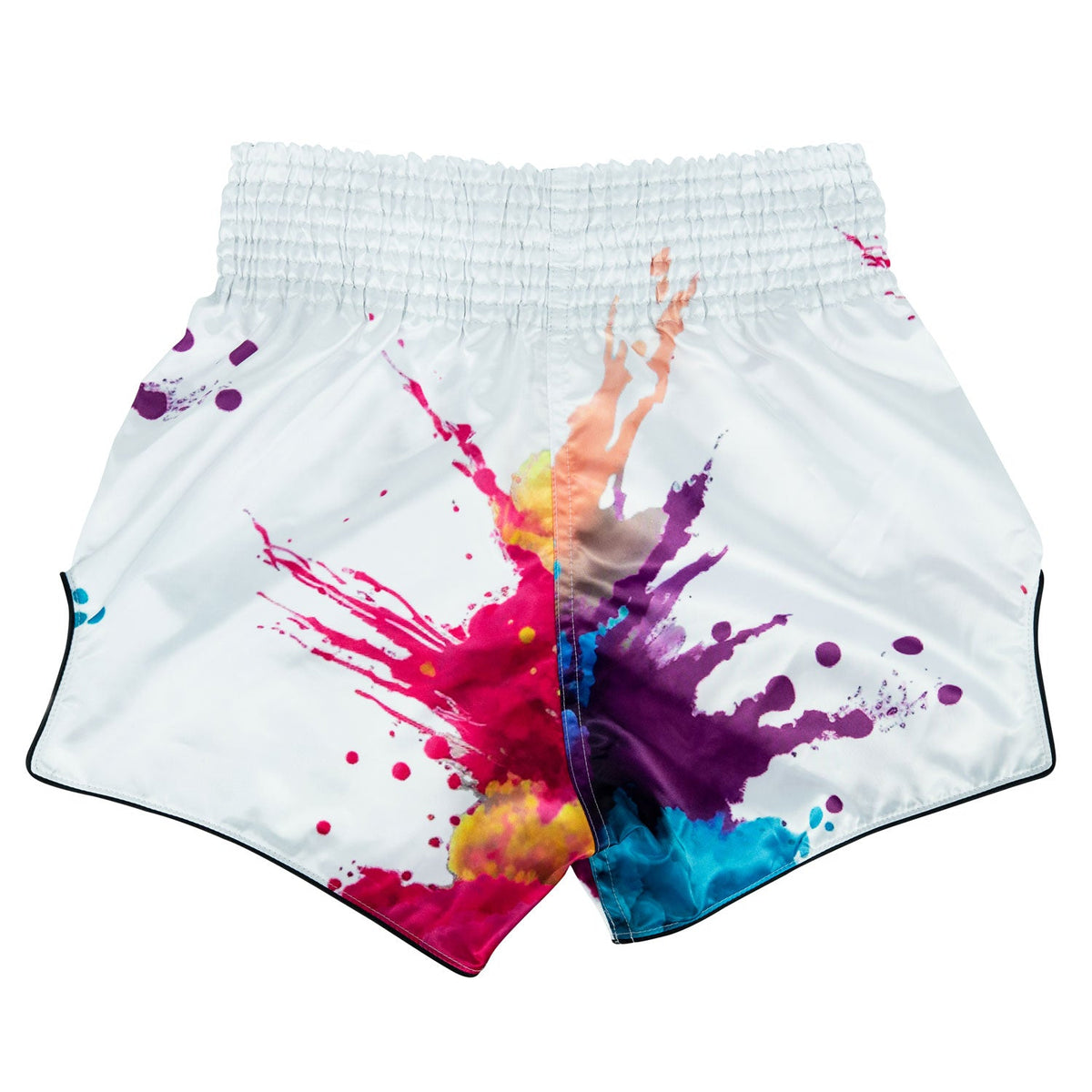 Fairtex BS1939 Muaythai Shorts - Funky Soul White