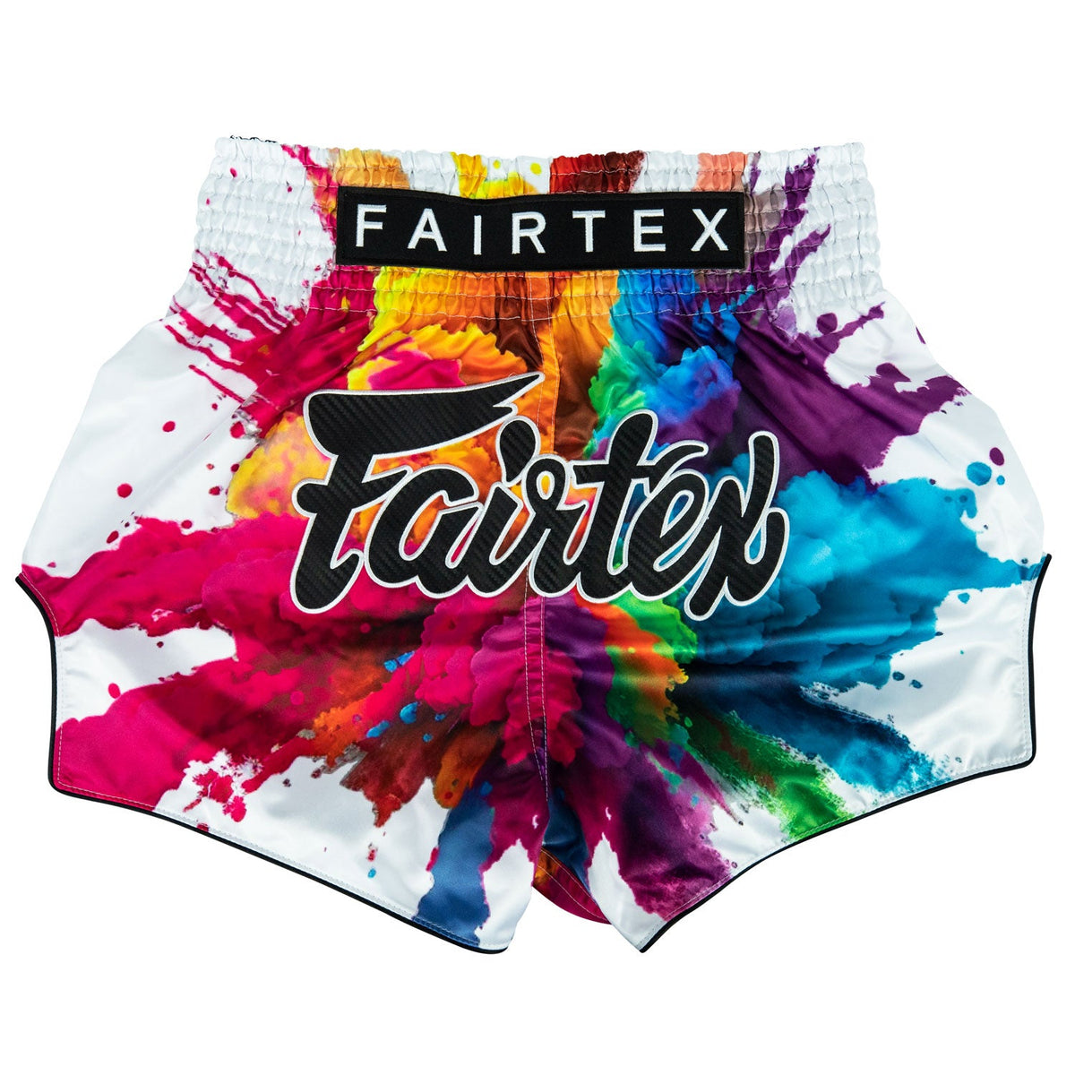 Fairtex BS1939 Muaythai Shorts - Funky Soul White