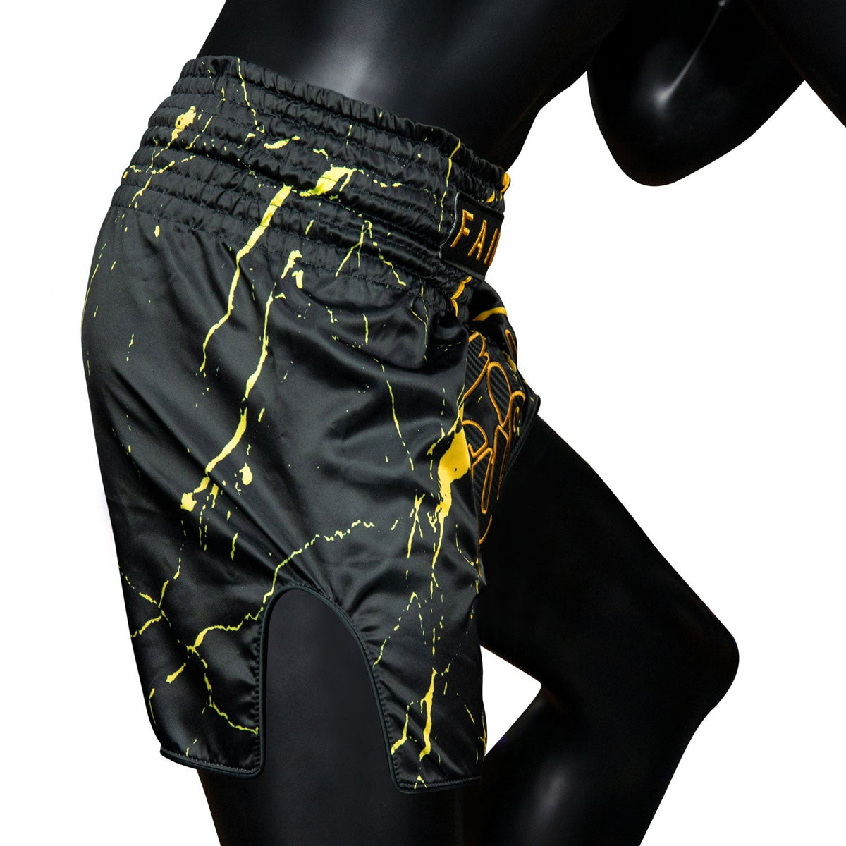 Fairtex BS1947 Muaythai Shorts - Black Marble