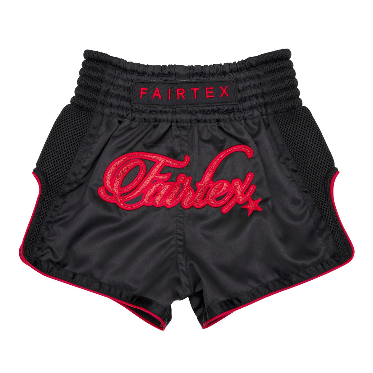 Fairtex BSK2104 Kids Muaythai Shorts - Midnight Red