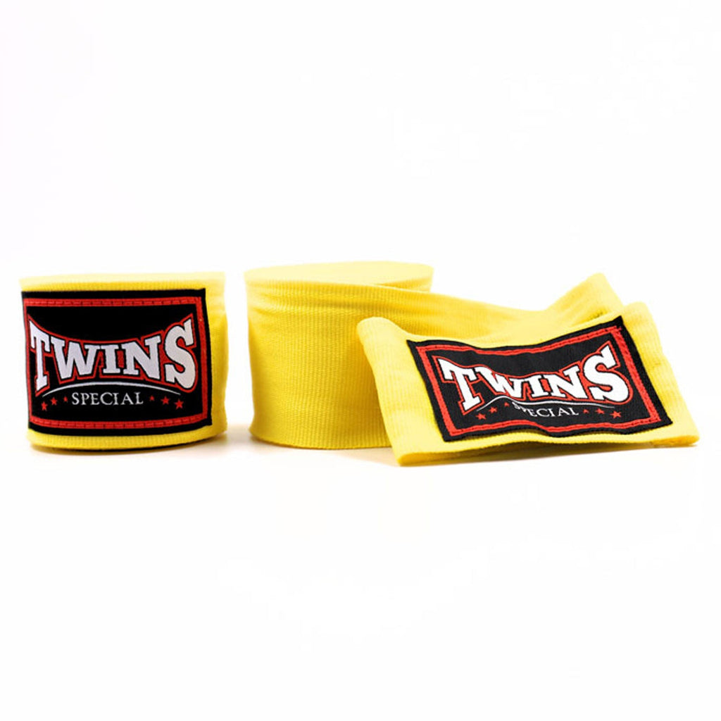 Twins Special CH5 4.5m Elastic Handwraps - Yellow