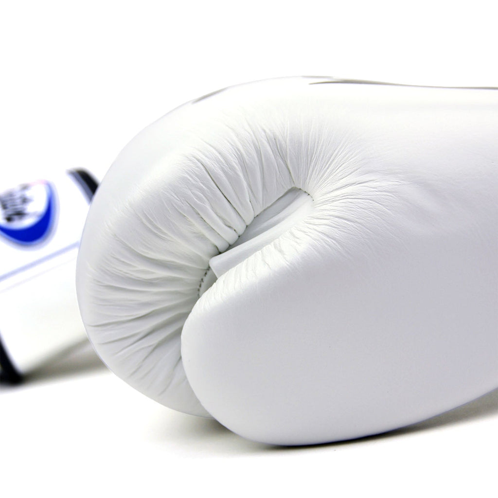 Fairtex BGV19 Deluxe Tight-Fit Boxing Gloves - White